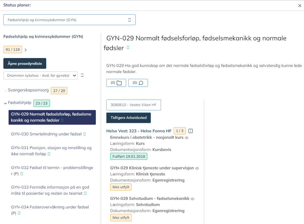 Kompetanseportalen - Spesialisthelsetjenesten.no