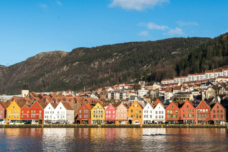 Bilde av bryggen i Bergen